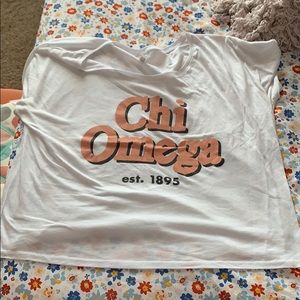 Chi omega white shirt